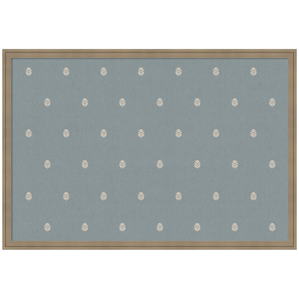 Pinboard Blue Botanical Block Print