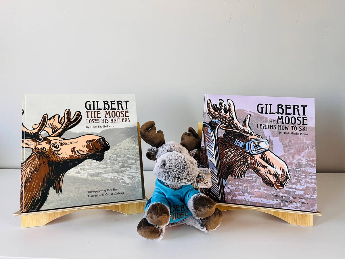 Gilbert the Moose Learns How To Ski - children's book