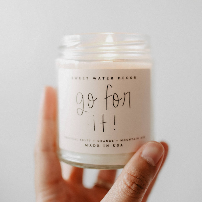 Go For It 9 oz Soy Candle