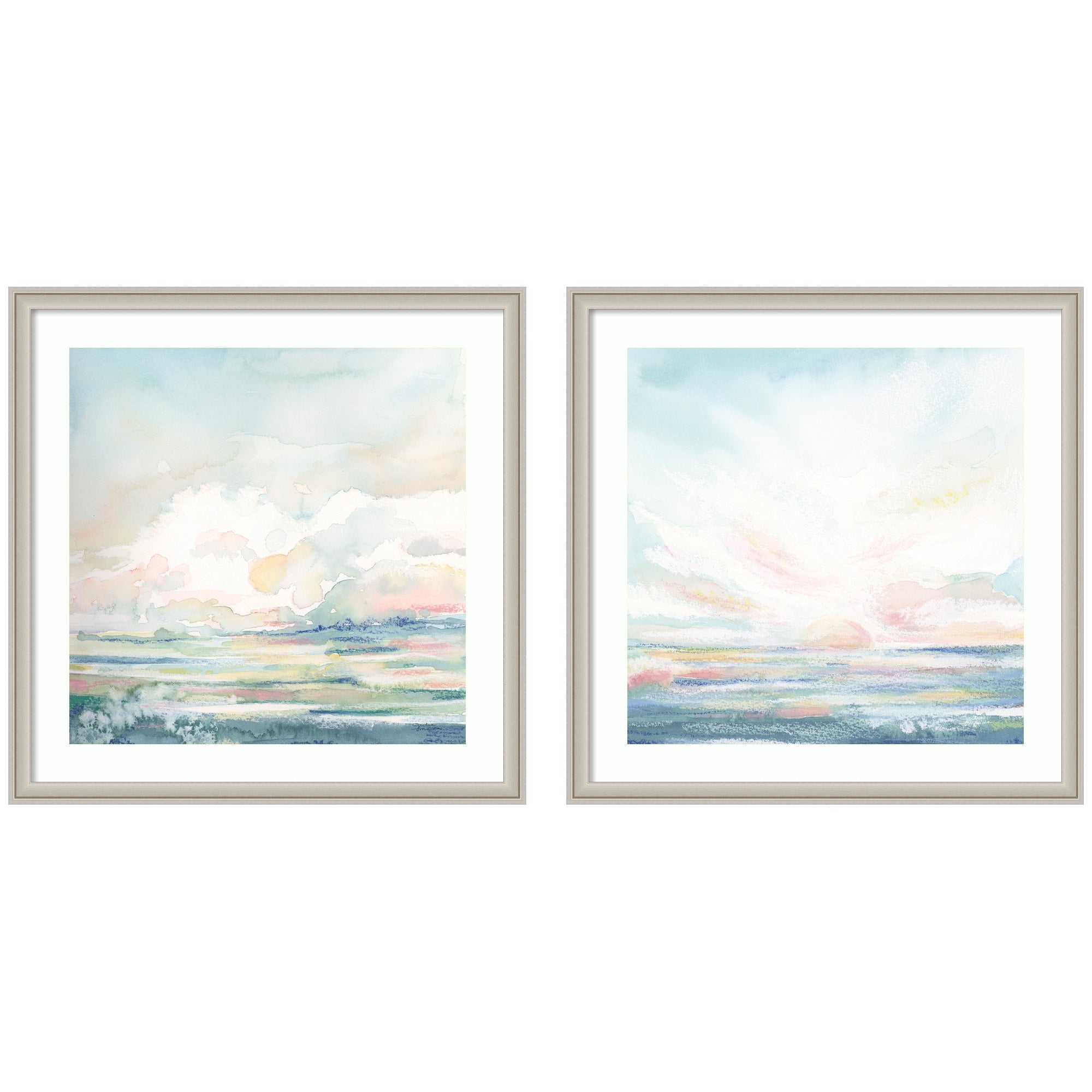 Heavenly Stillness 2 Piece Framed Wall Art Print Set by Julie Maida