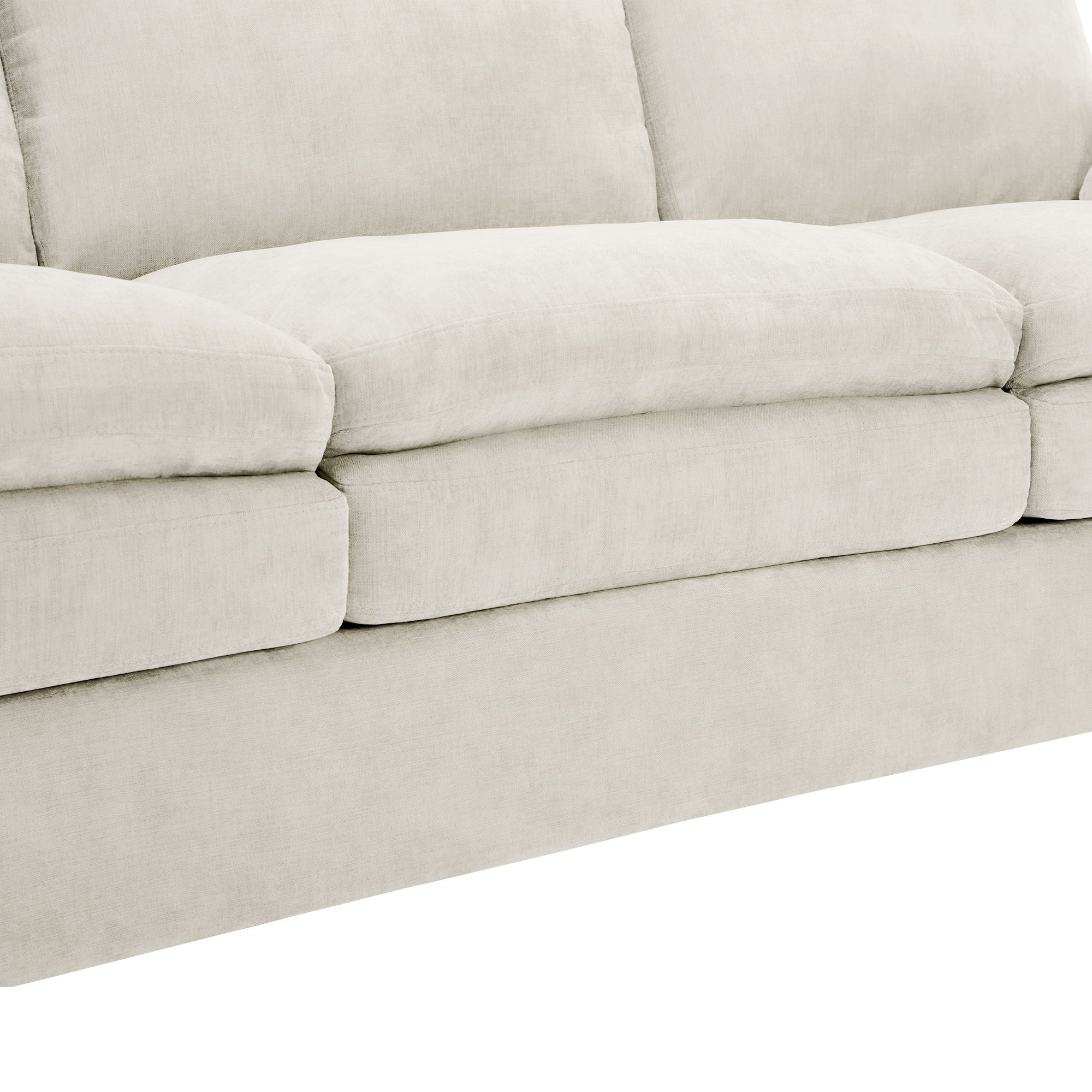 Cozy Upholstered Cushion Loveseat Sofa For Living Room