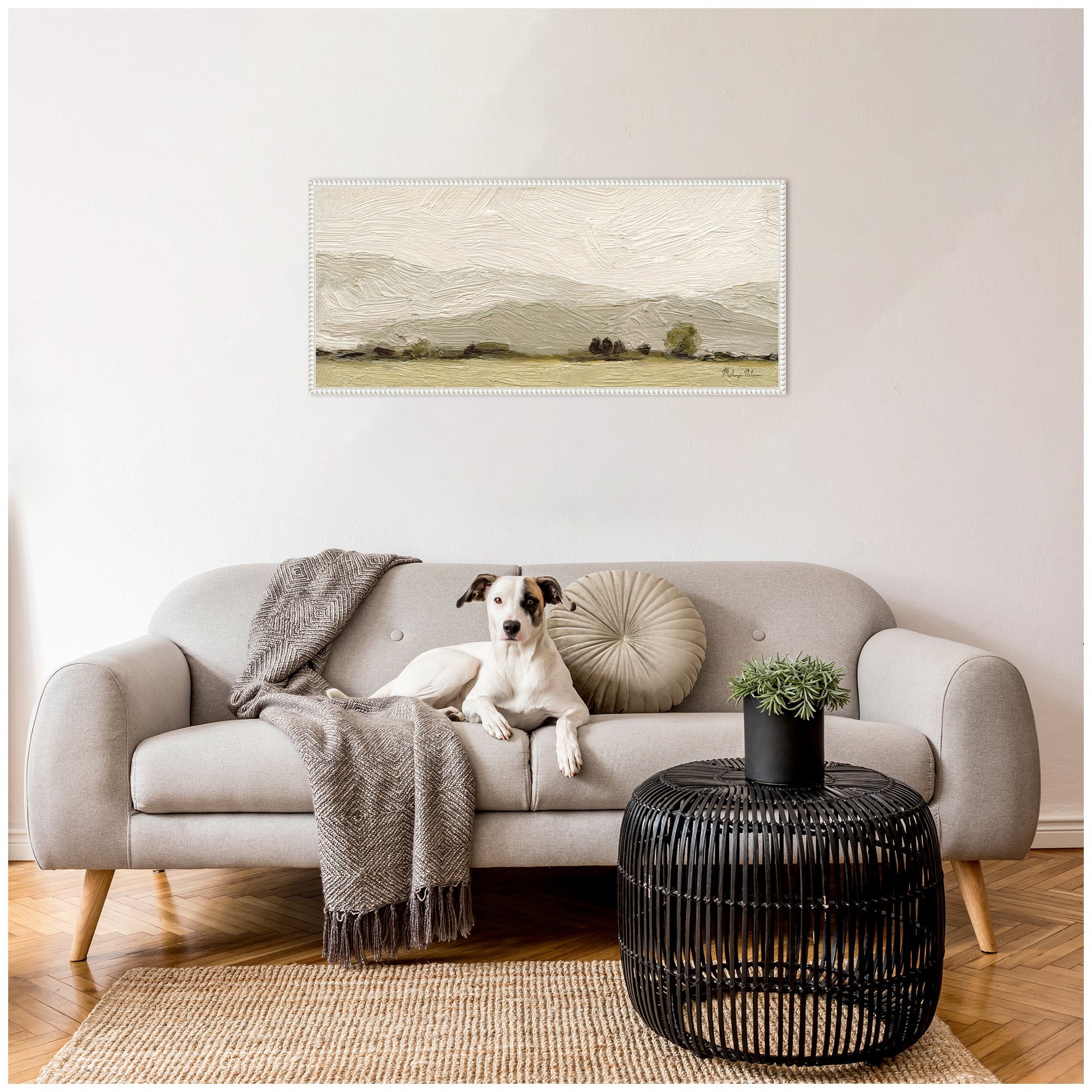 Petit Views No 8 Panel by Mackenzie Nelson Framed Canvas Wall Art Print