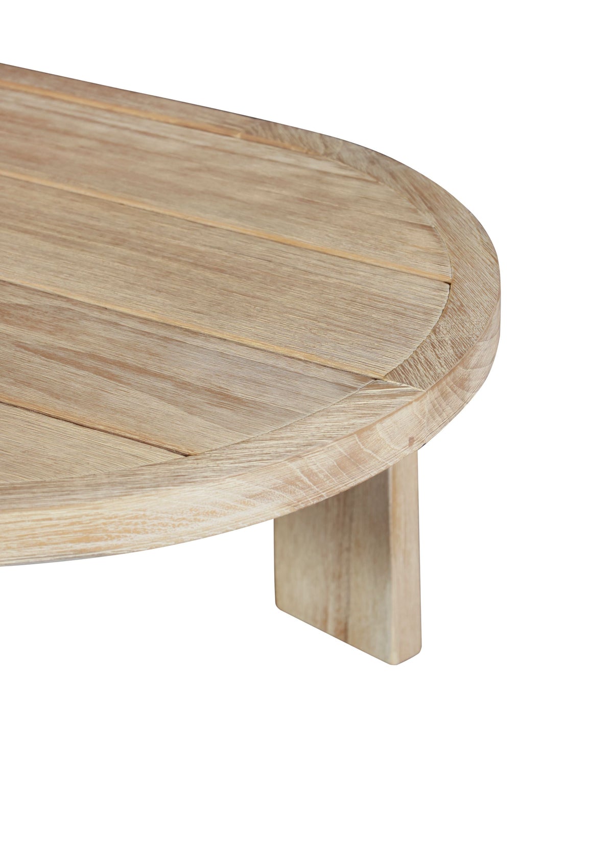 Eclipse Outdoor Solid Teak Wood Natural Look Coffee Table