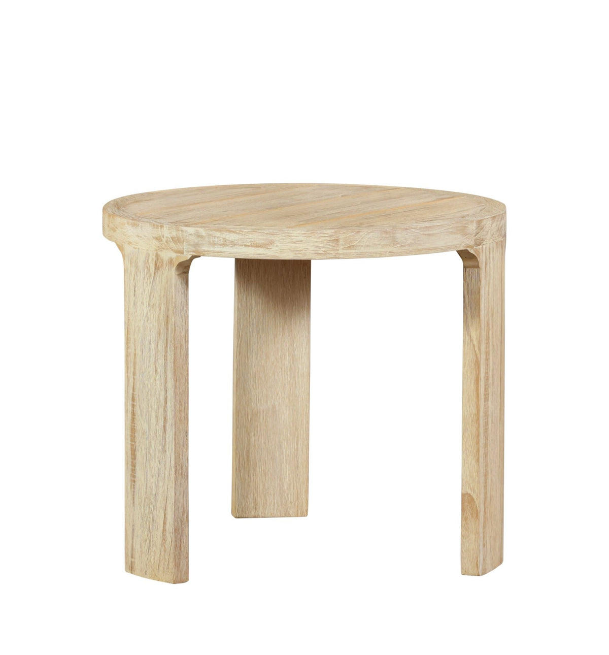 Eclipse Outdoor Solid Teak Wood Natural Look End Table