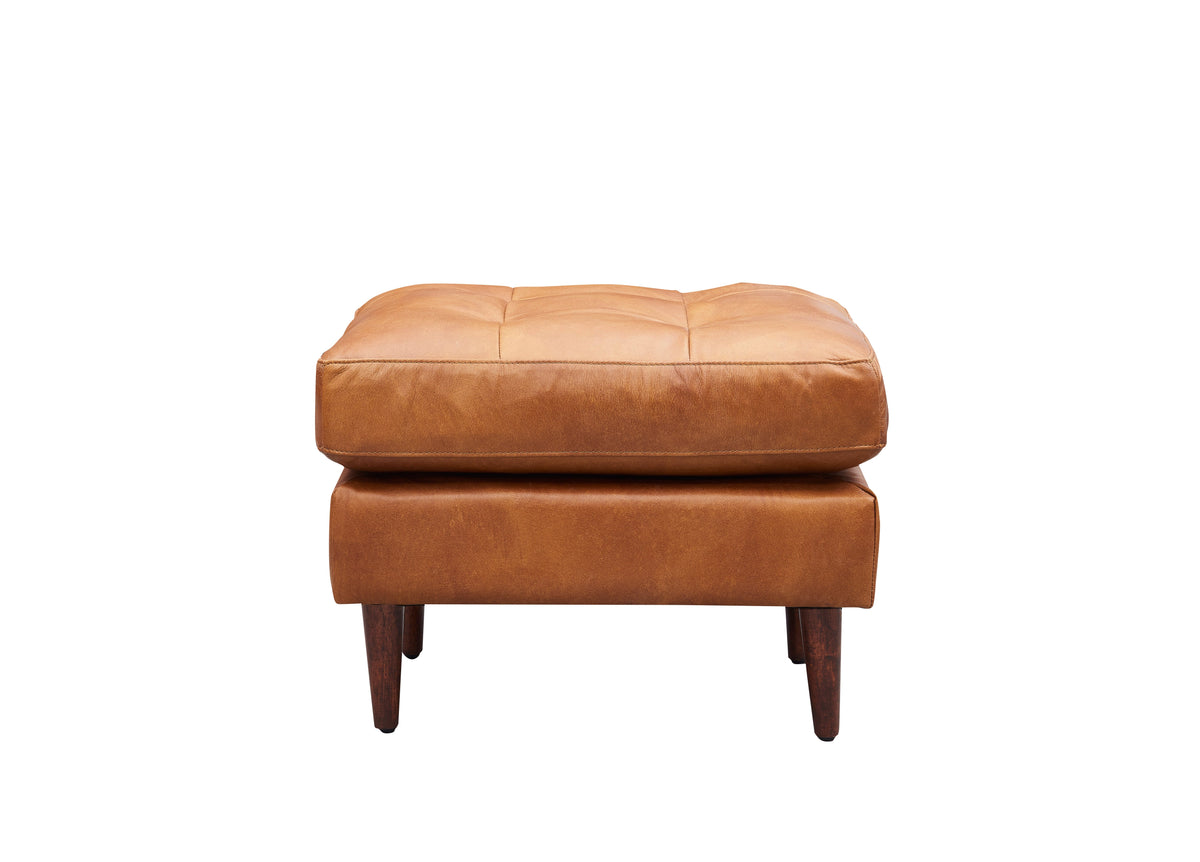 Alamo Top Grain Leather Love Seat - Light Brown