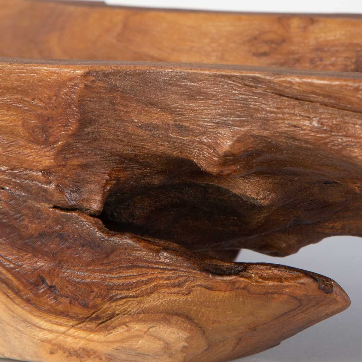 Teak Leaf Indoor-Outdoor Bowl