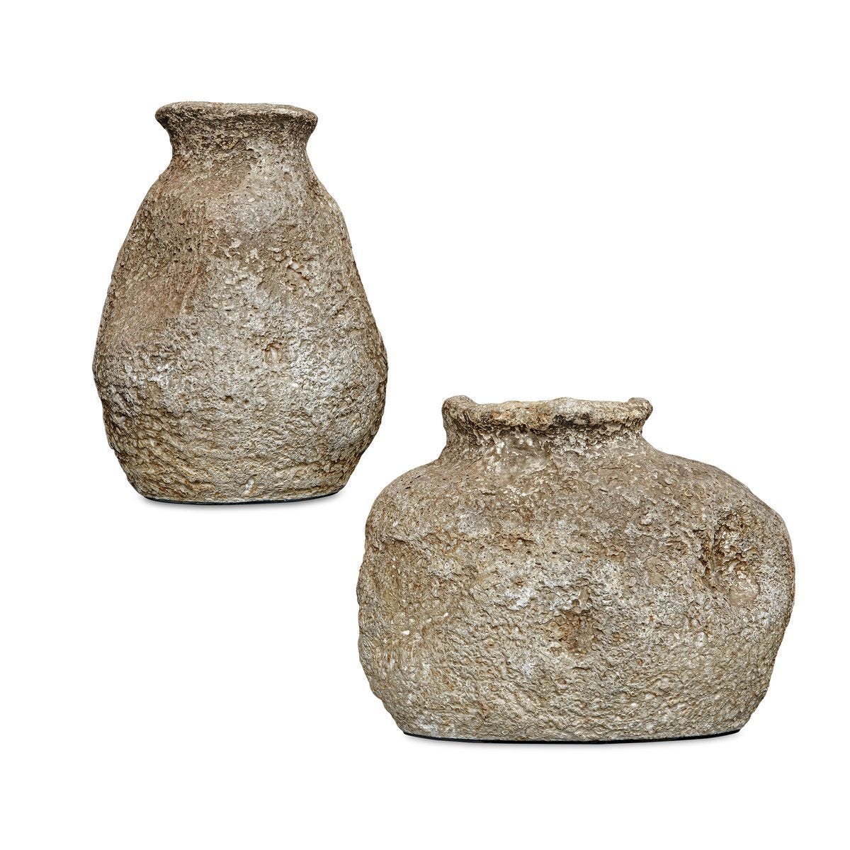 Ancient Echos Indoor-Outdoor Vases - Set of 2