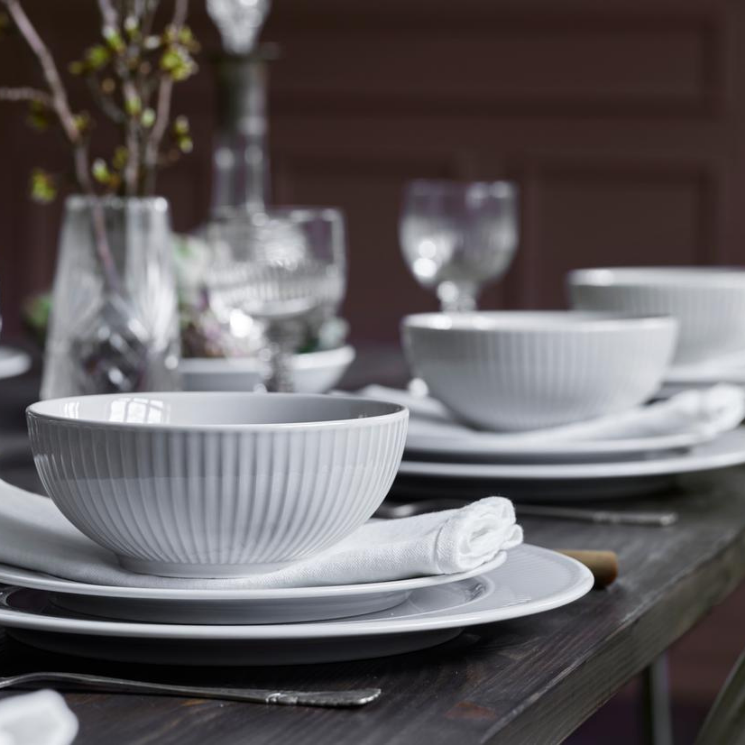 Plisse 6" Individual Bowl, Set of 4