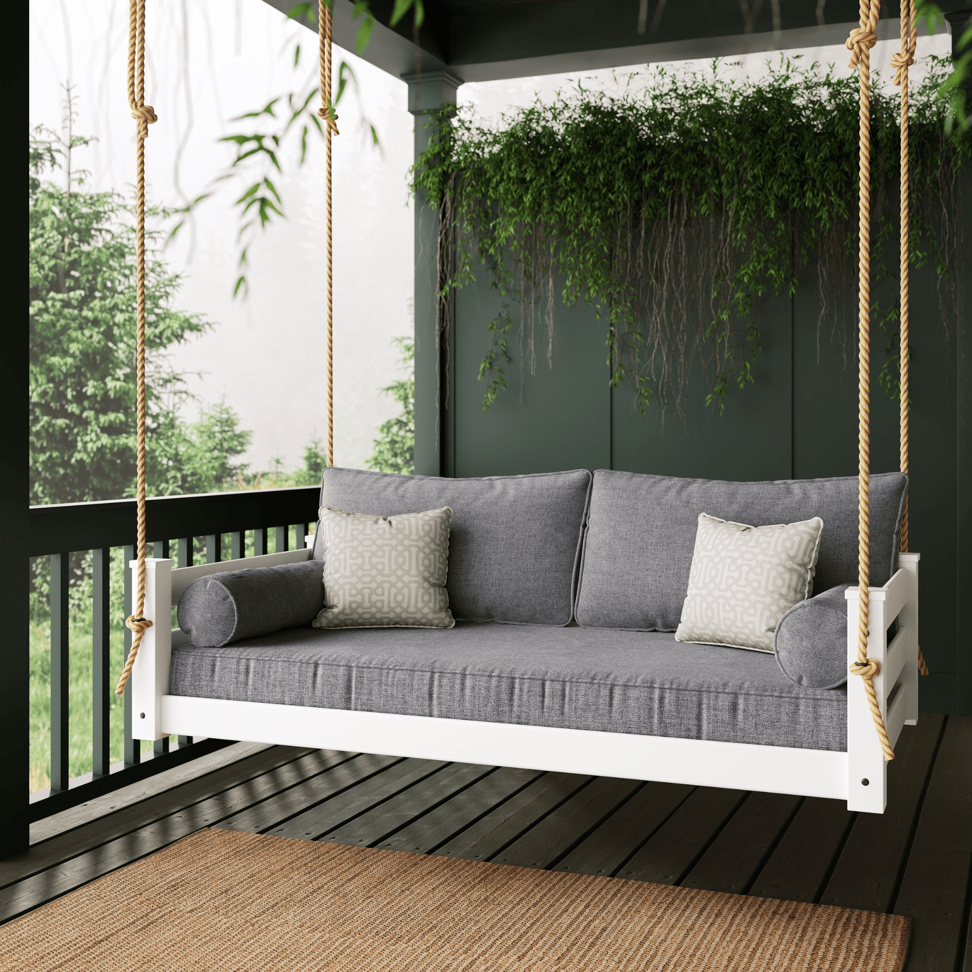 Keystone Amish Co. Hampton Twin Size Wood Daybed Swing