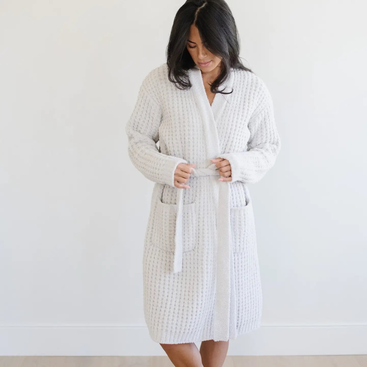 Waffle Knit Robe Medium