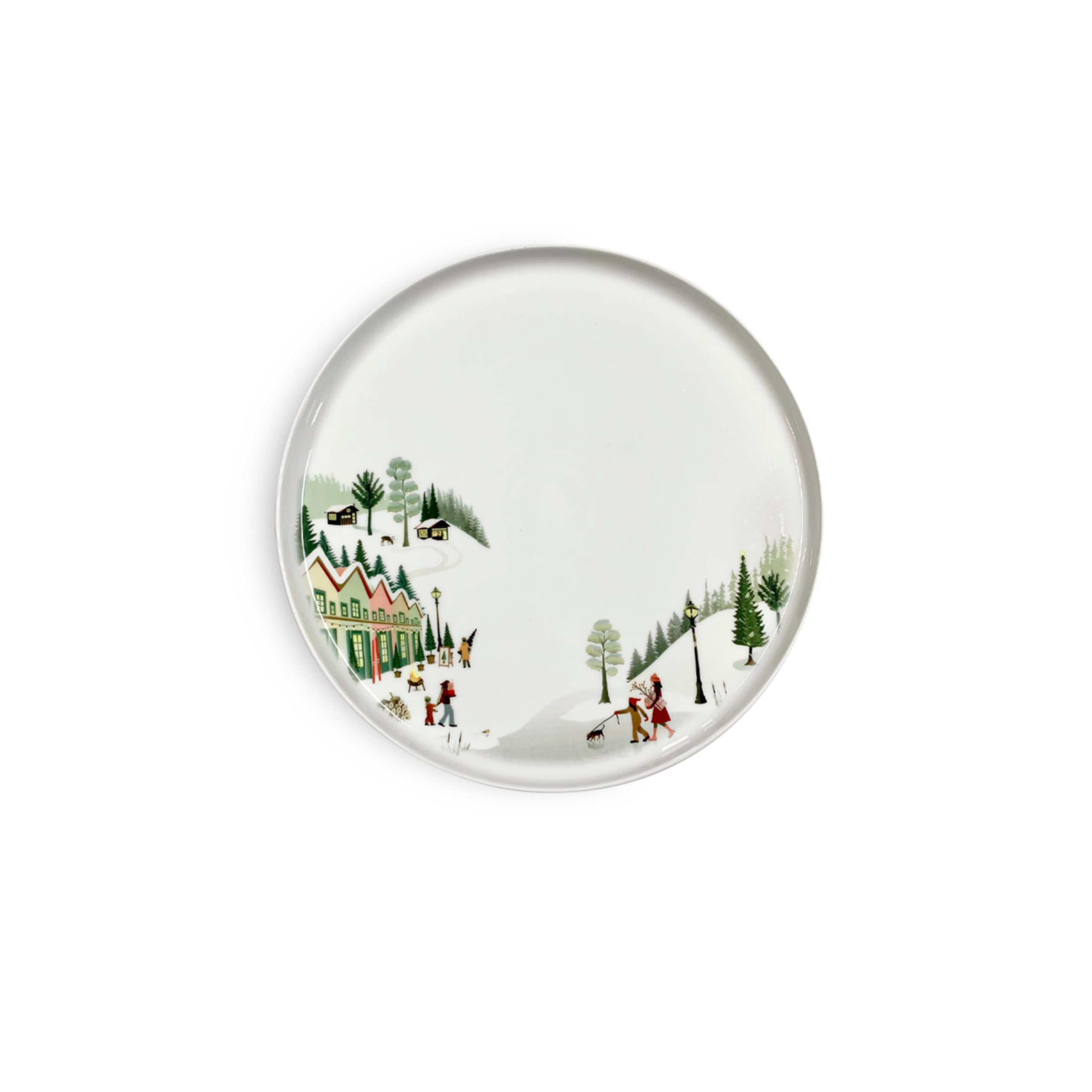 Winter Decor Toulouse Plate 10", Set of 4