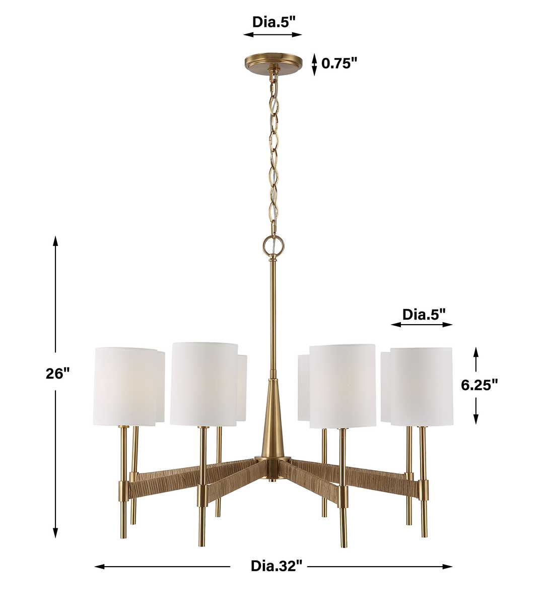 Lautoka 8-Light Chandelier