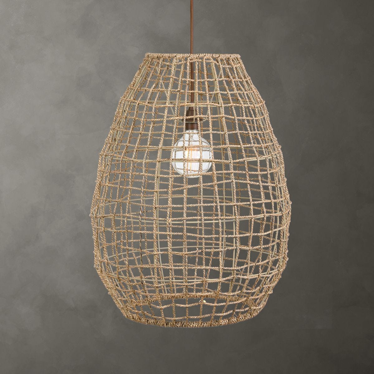 Cross Weave 1-Light Pendant