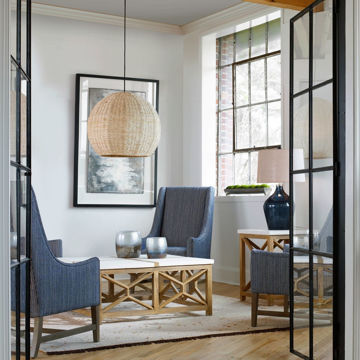 Seagrass Dome 1-Light Pendant