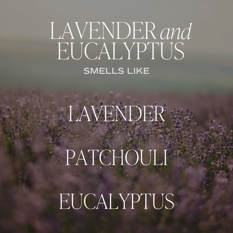 Lavender and Eucalyptus 9 oz Soy Candle