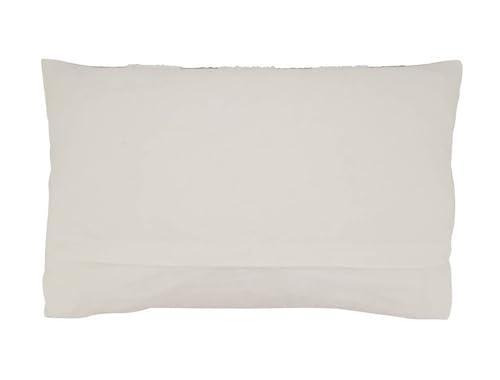 Natural Striped Design Decorative Throw Pillow Cover 20" W x 20" L - 100% Woven Modern Cushion Case for Home, Couch, Bedroom, Living Room and Office Décor