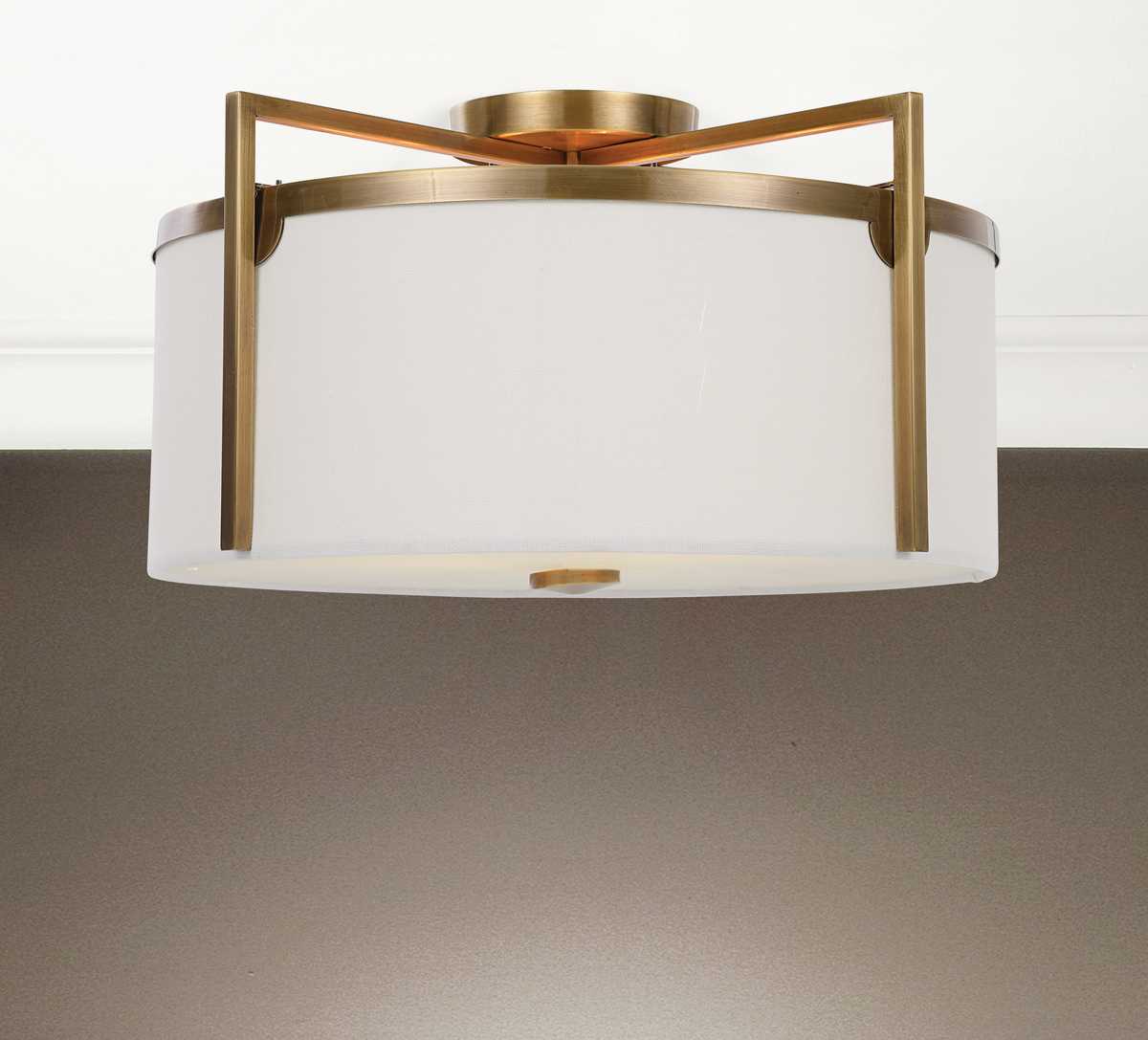 Colfax 3-Light Semi-Flush Ceiling Light