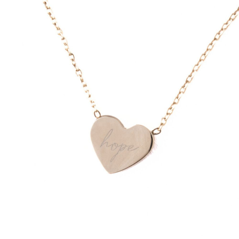 Give Hope Heart Necklace