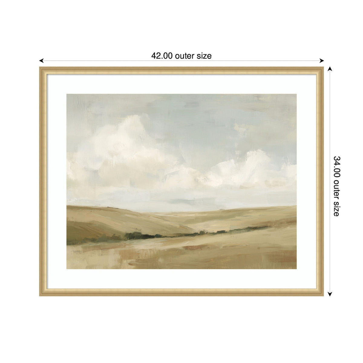 Whispering Meadows II by Amy Lighthall Framed Wall Art Print