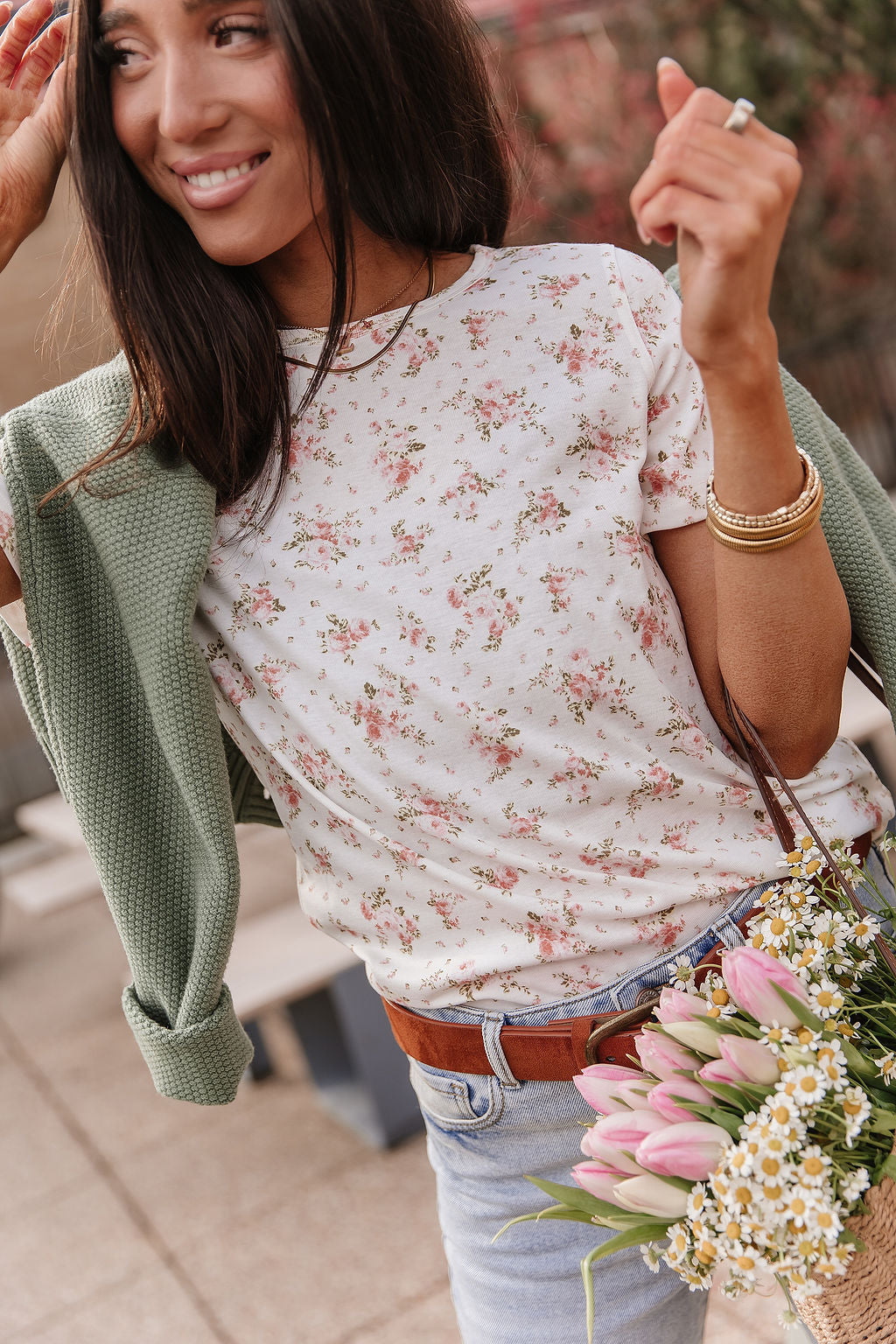 Cloud Knit Cardigan - Fern