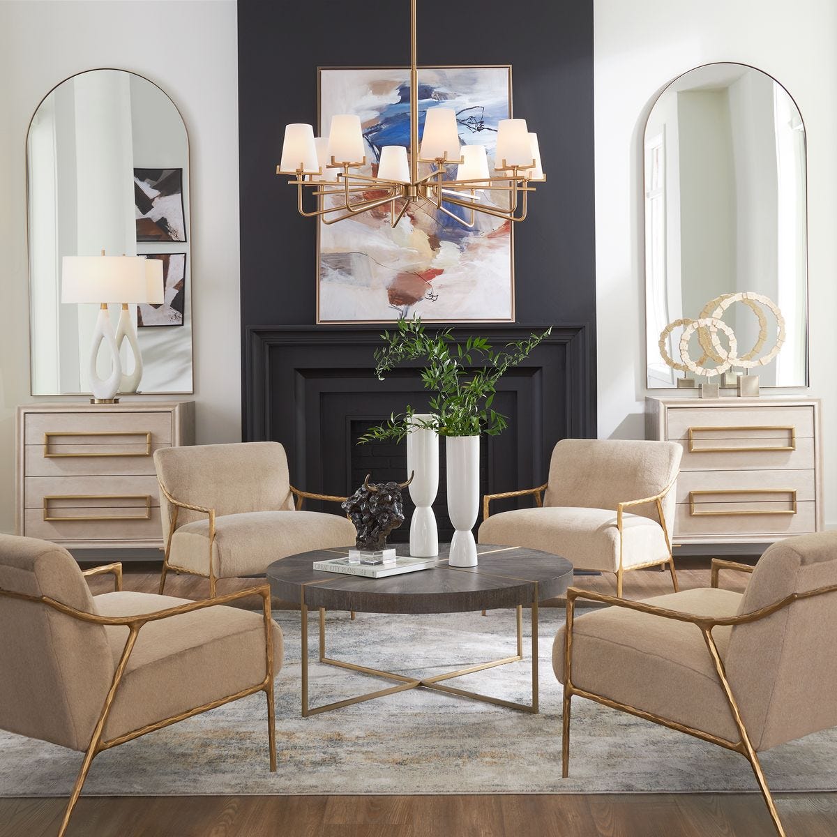 Kashmir Sculptural Accent Chair