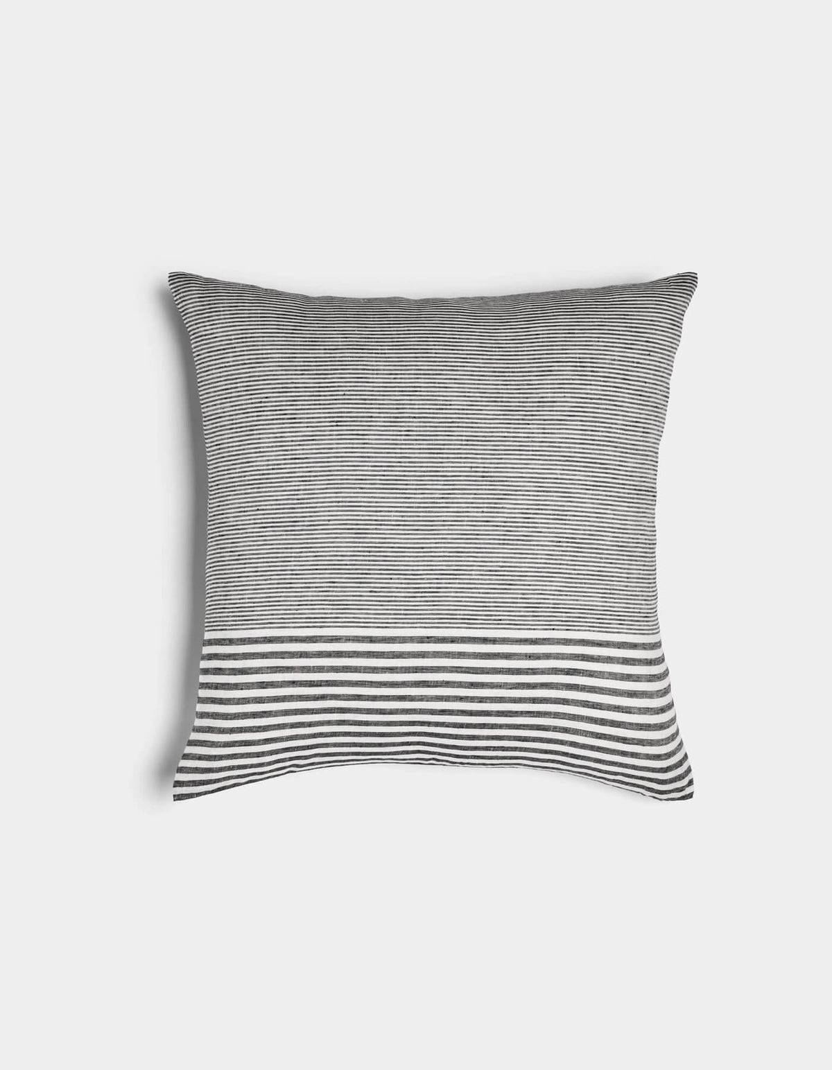 Striped Linen Throw Pillow