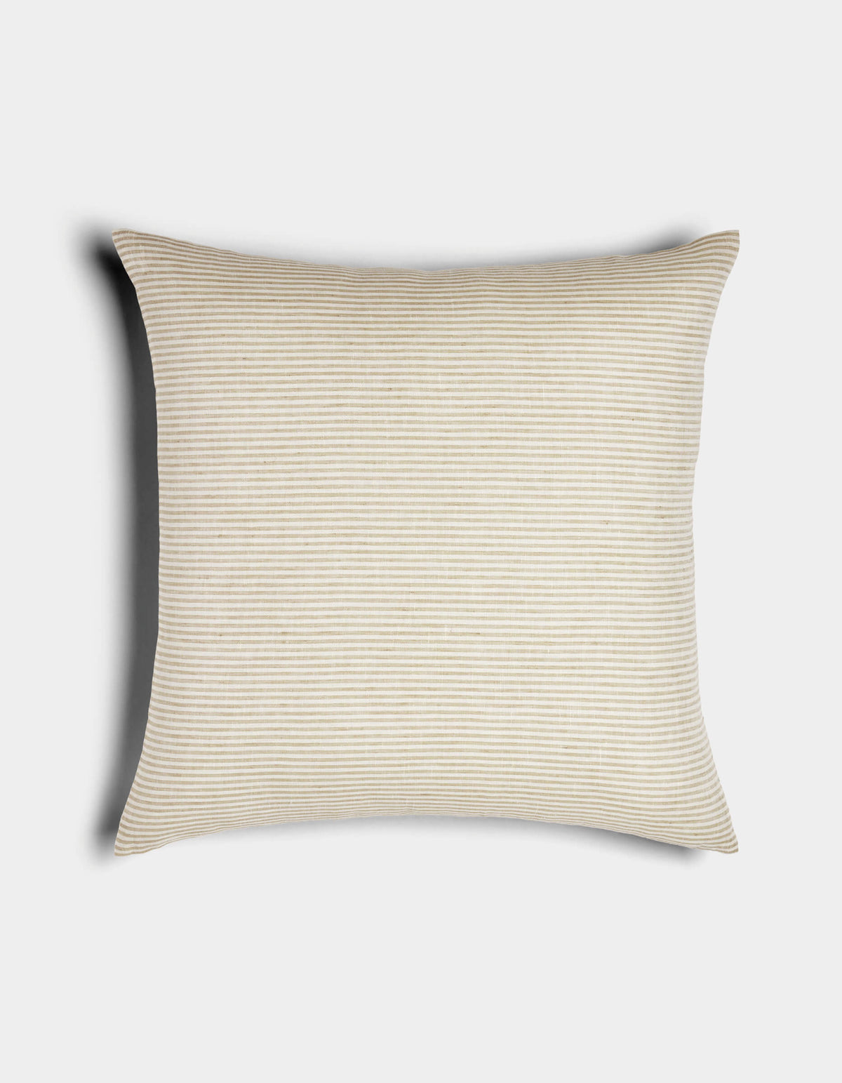 Striped Linen Throw Pillow