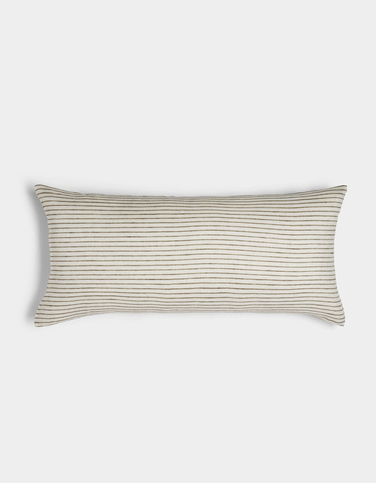 Striped Linen Throw Pillow
