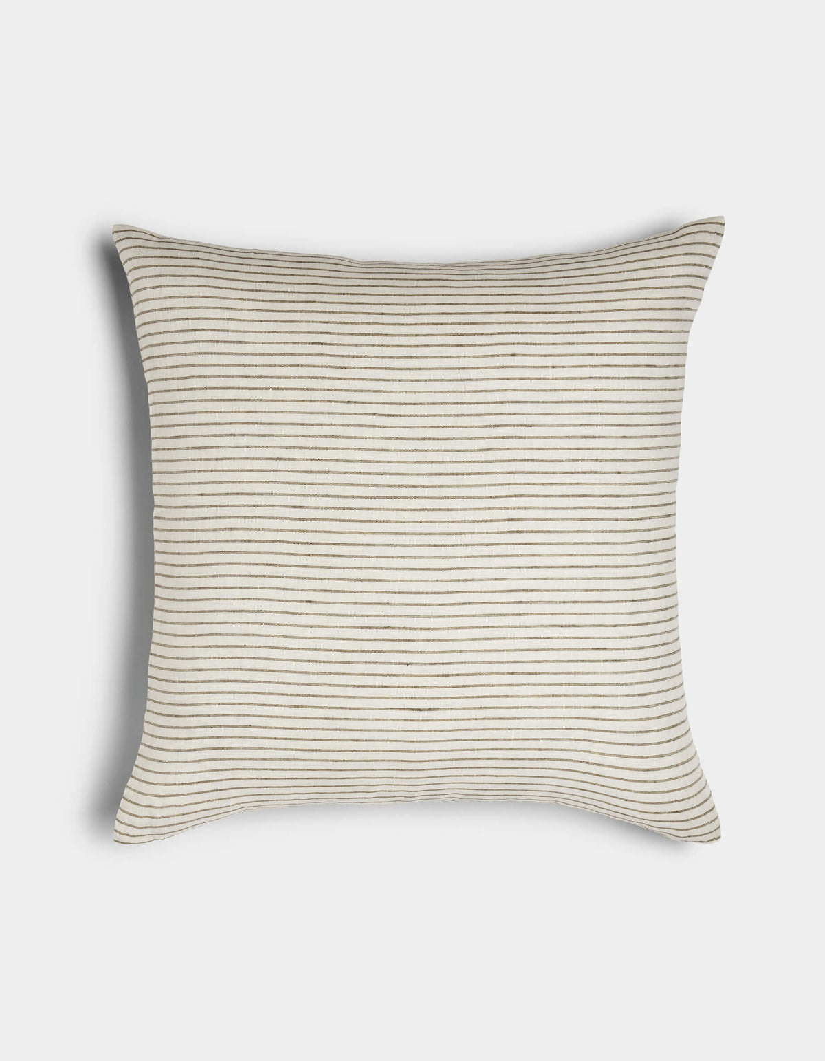 Striped Linen Throw Pillow
