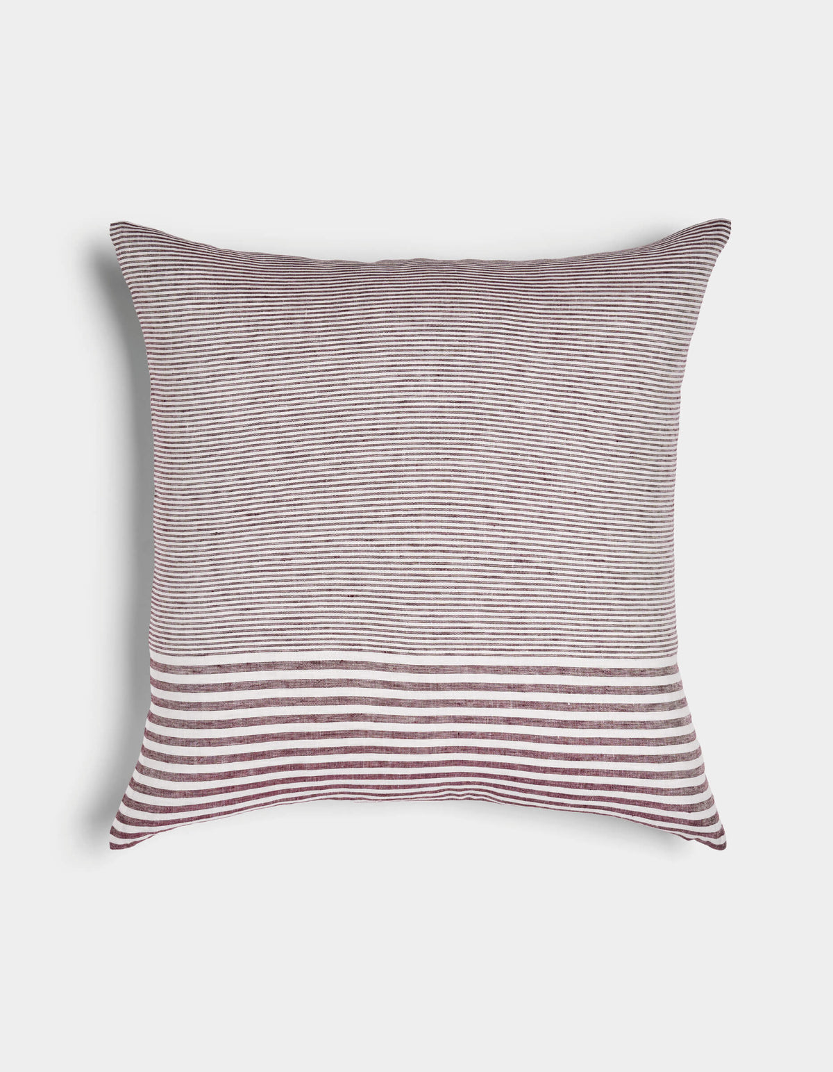 Striped Linen Throw Pillow