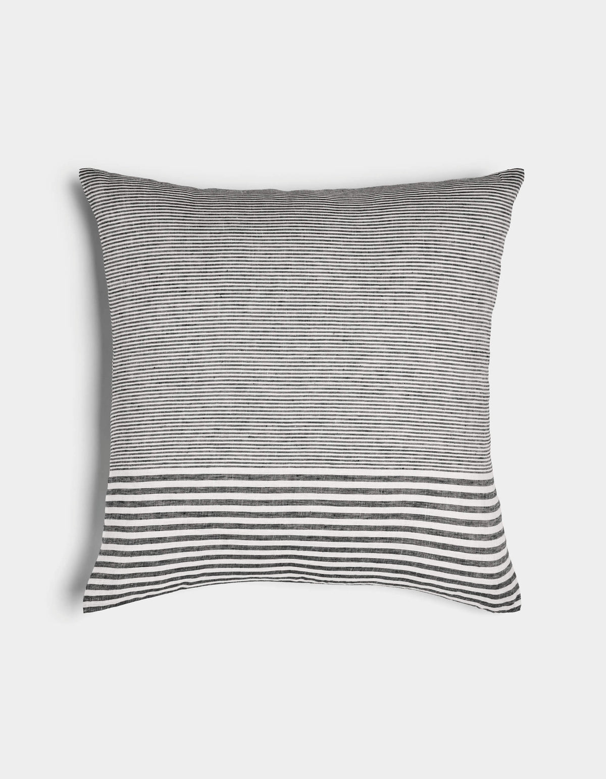 Striped Linen Throw Pillow