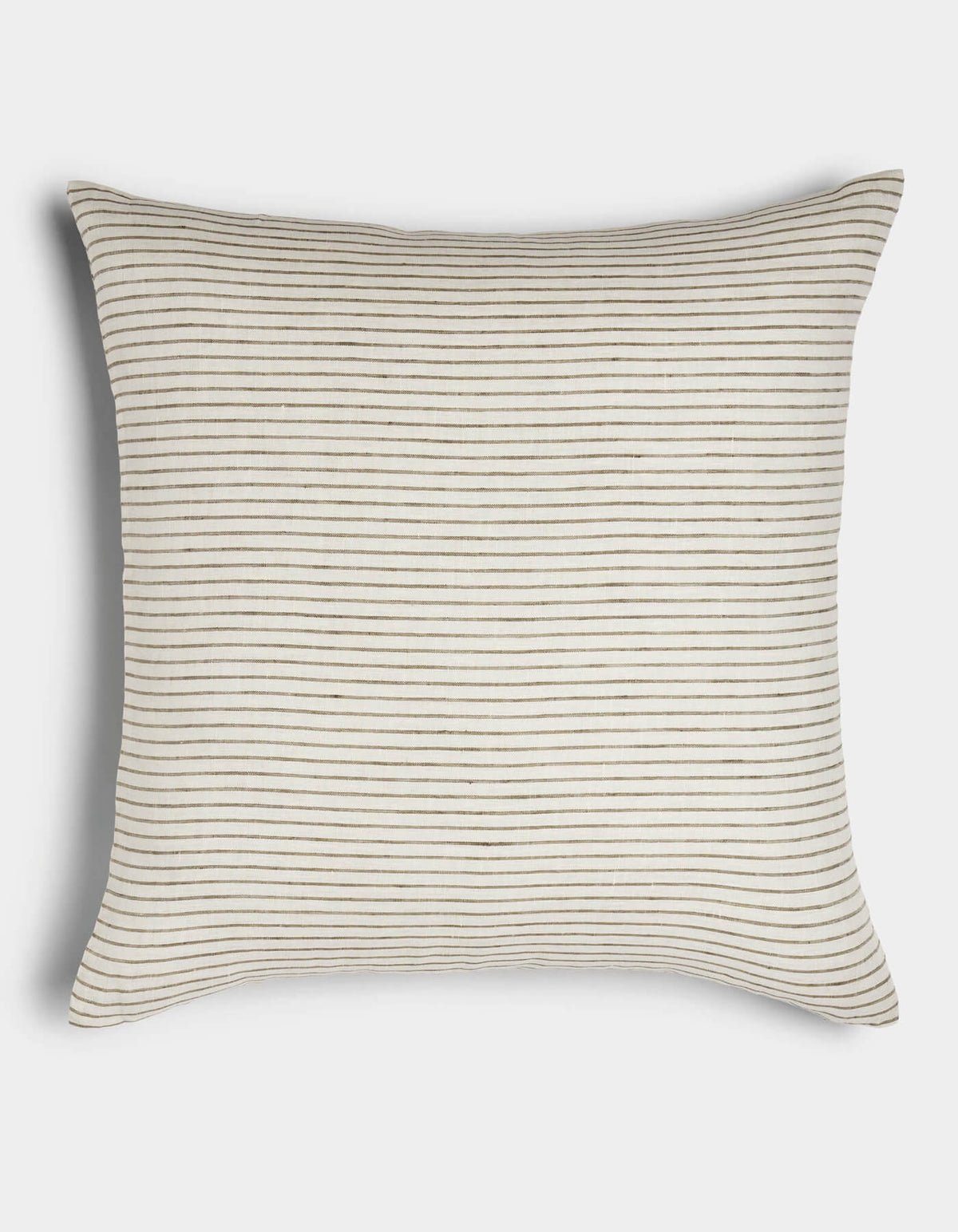 Striped Linen Throw Pillow