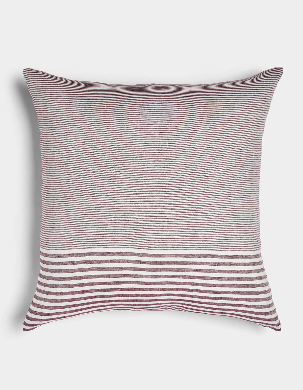 Striped Linen Throw Pillow