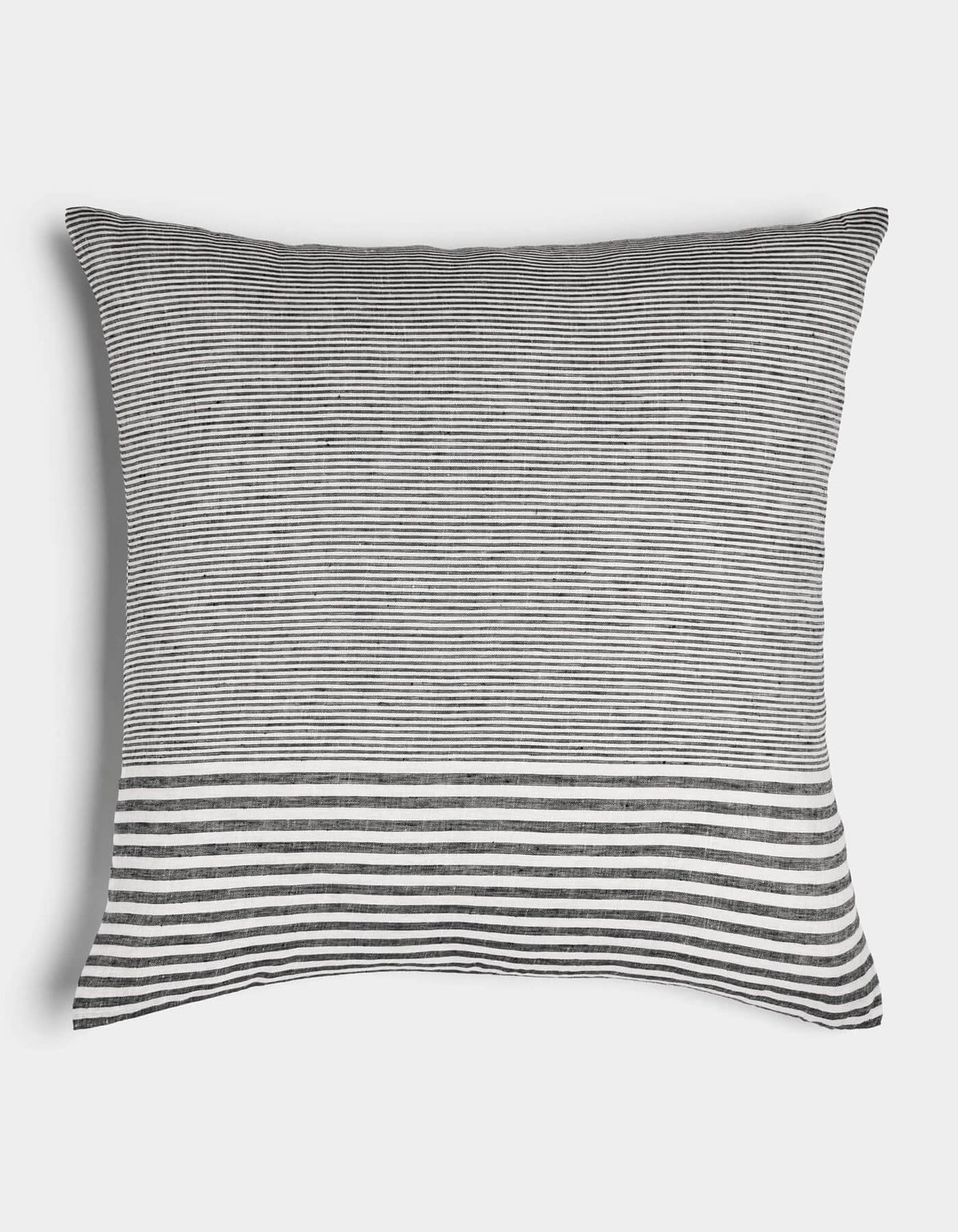 Striped Linen Throw Pillow