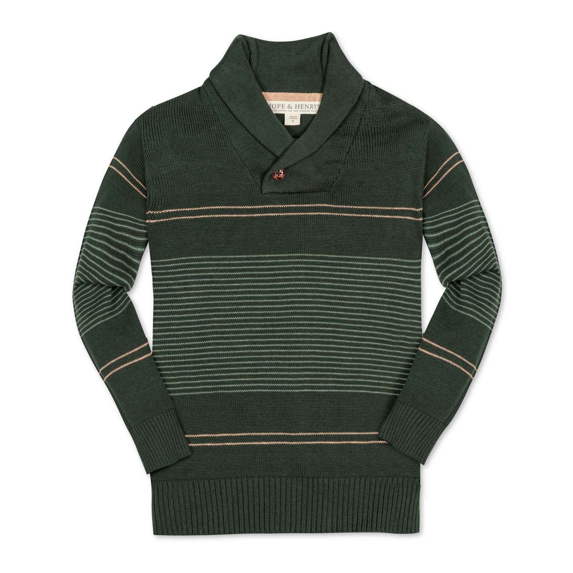 Organic Shawl Collar Sweater