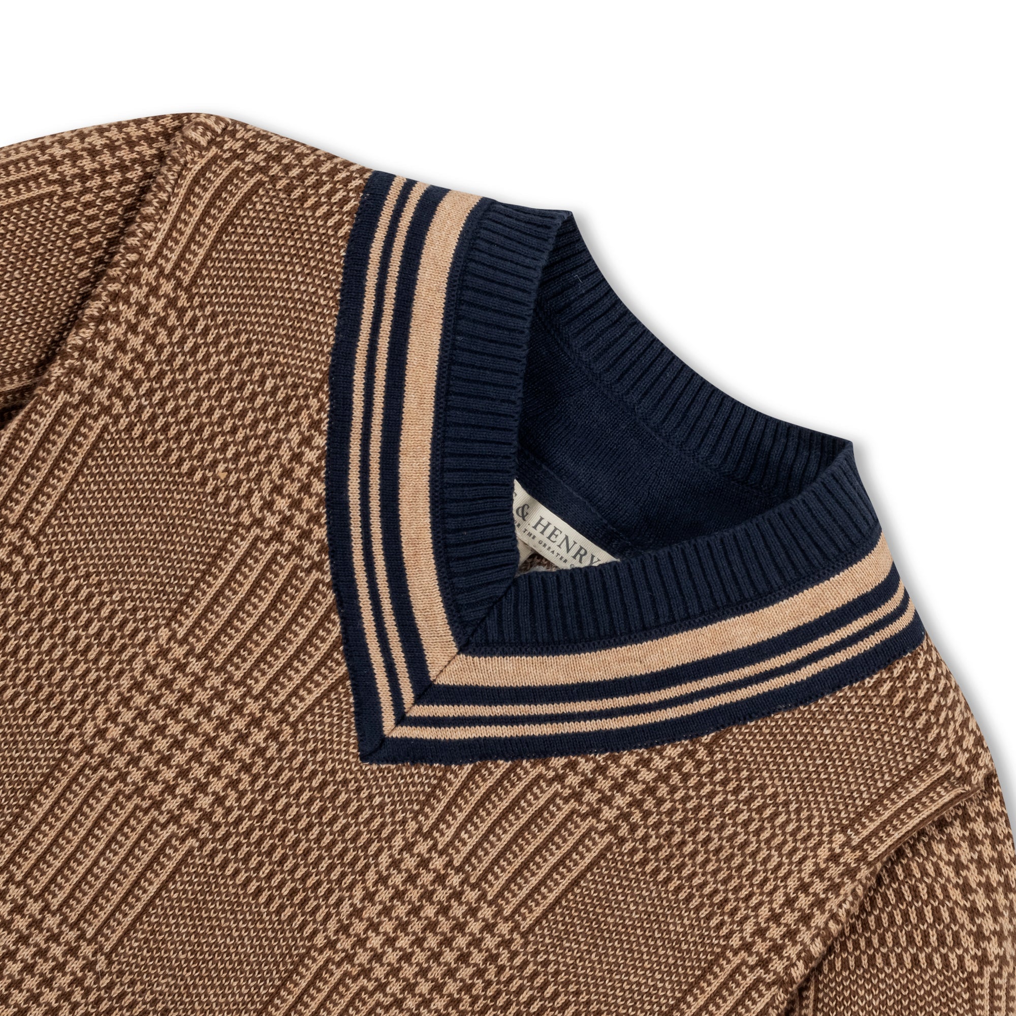 Organic Intarsia Cricket Sweater - Baby