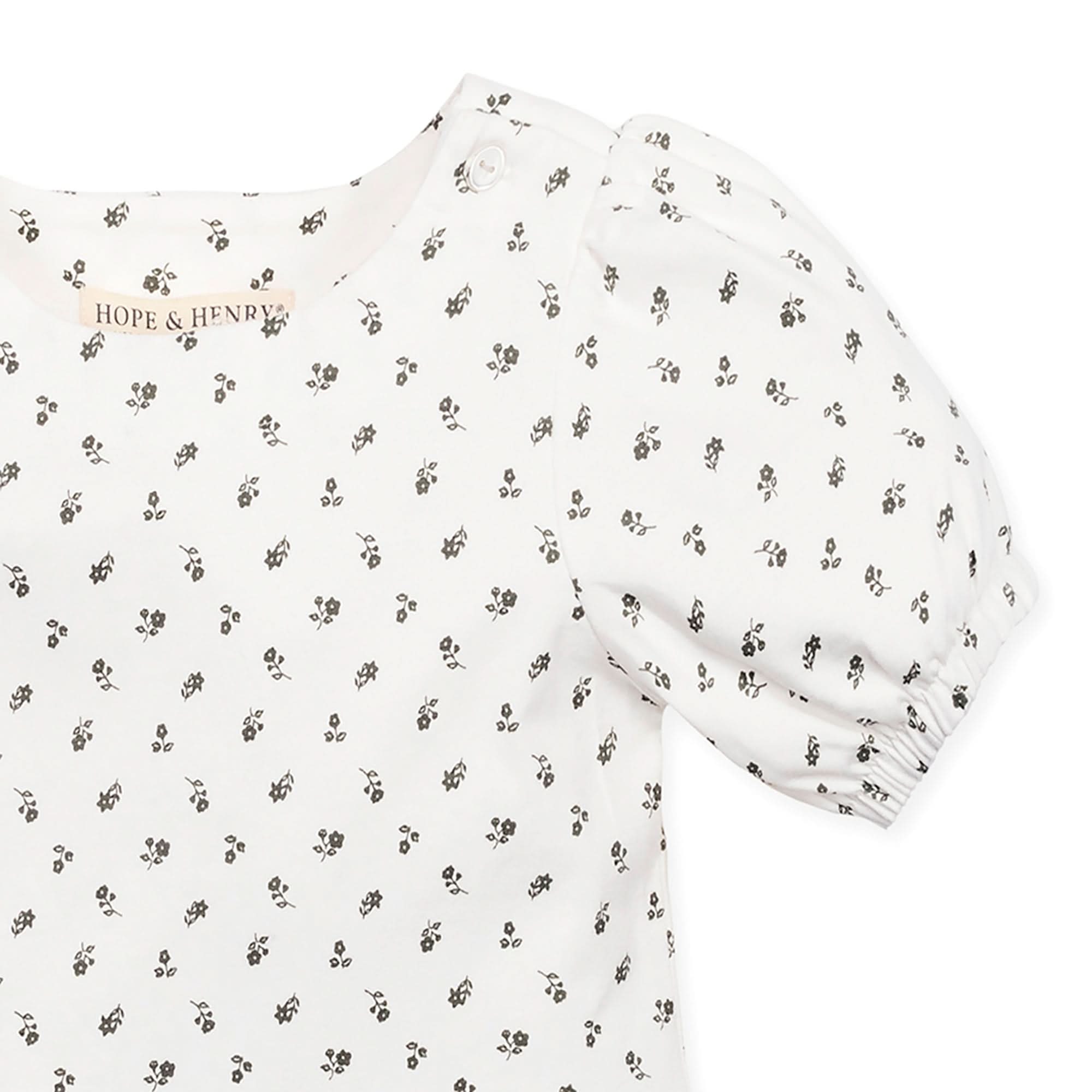 Organic Knit Peplum Top