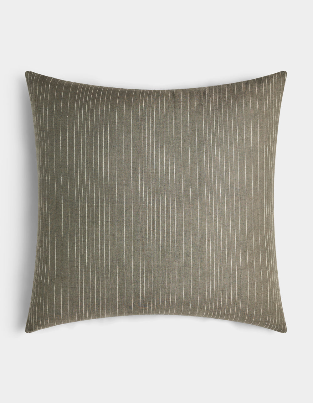 Striped Linen Throw Pillow