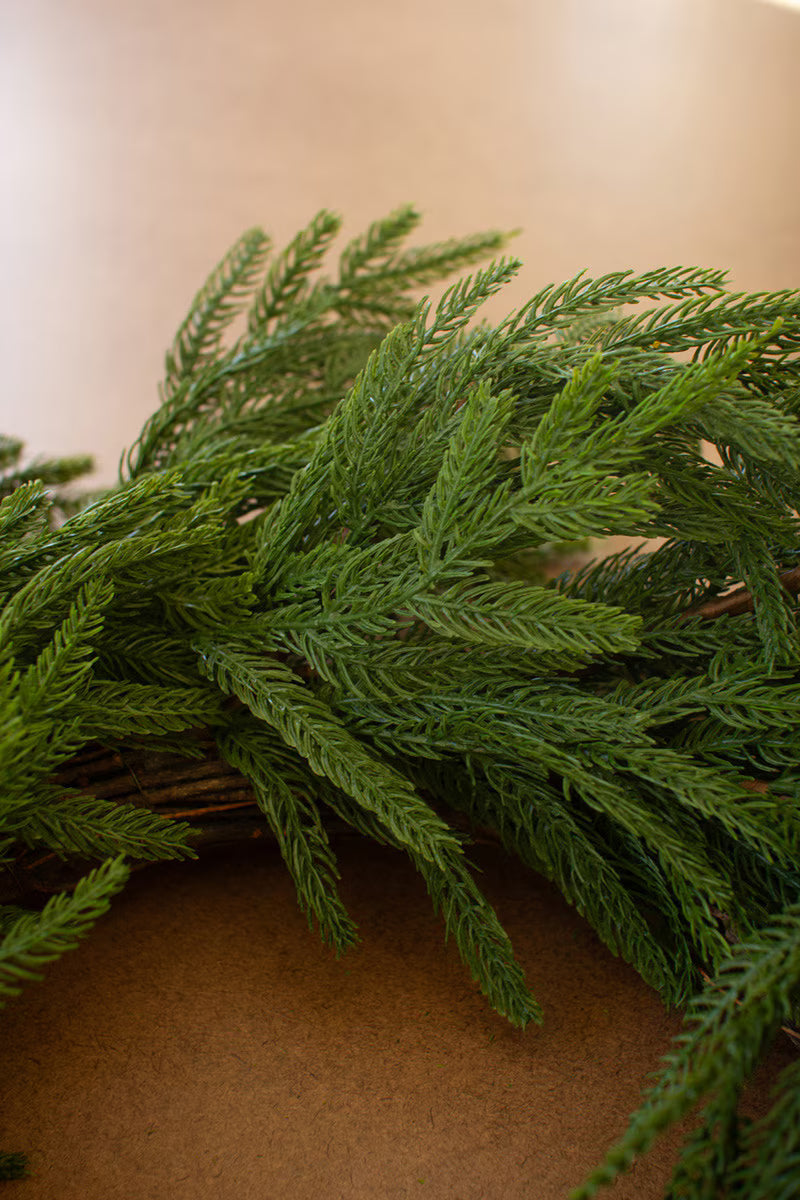 Faux Fir Wreath