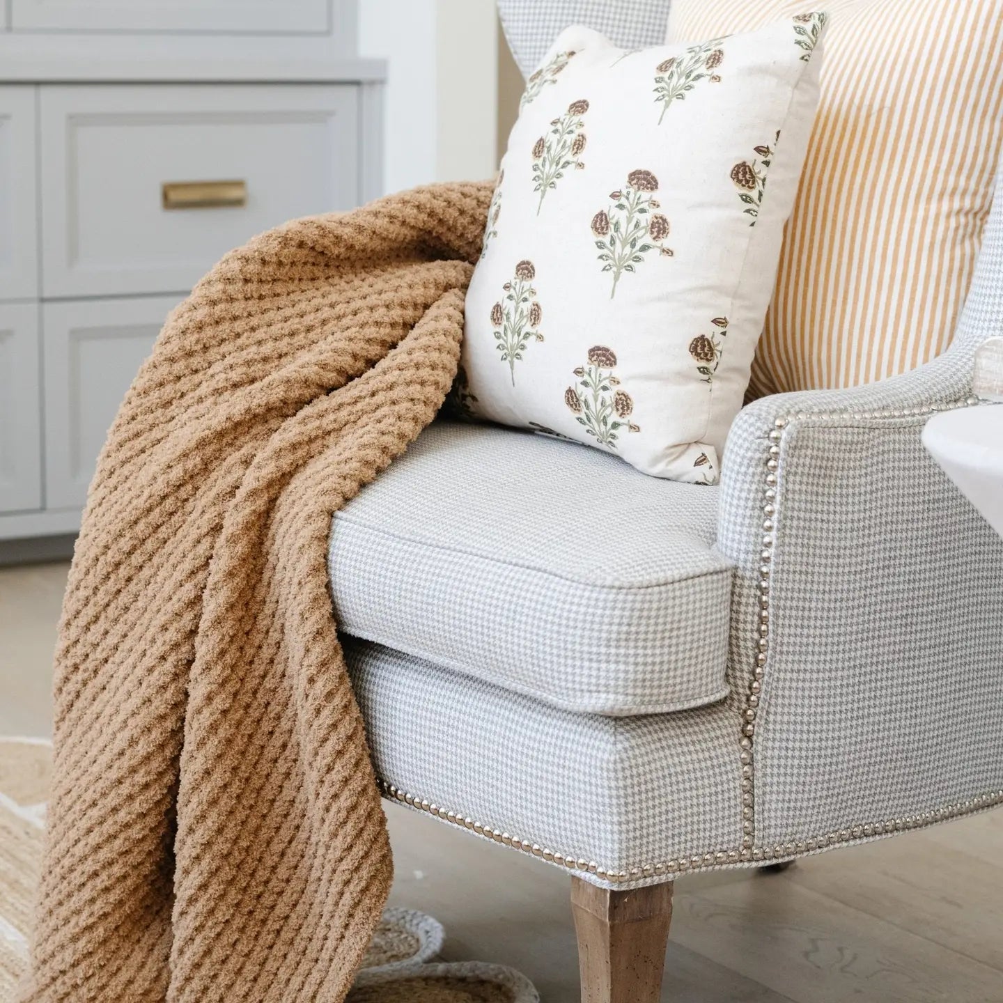 Waffle Knit Throw Blanket