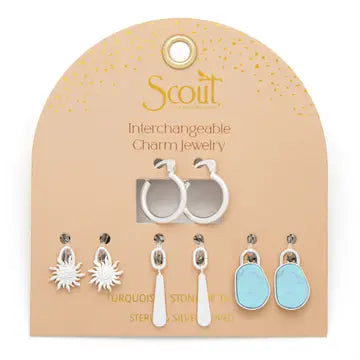 Interchangeable Charm Earrings
