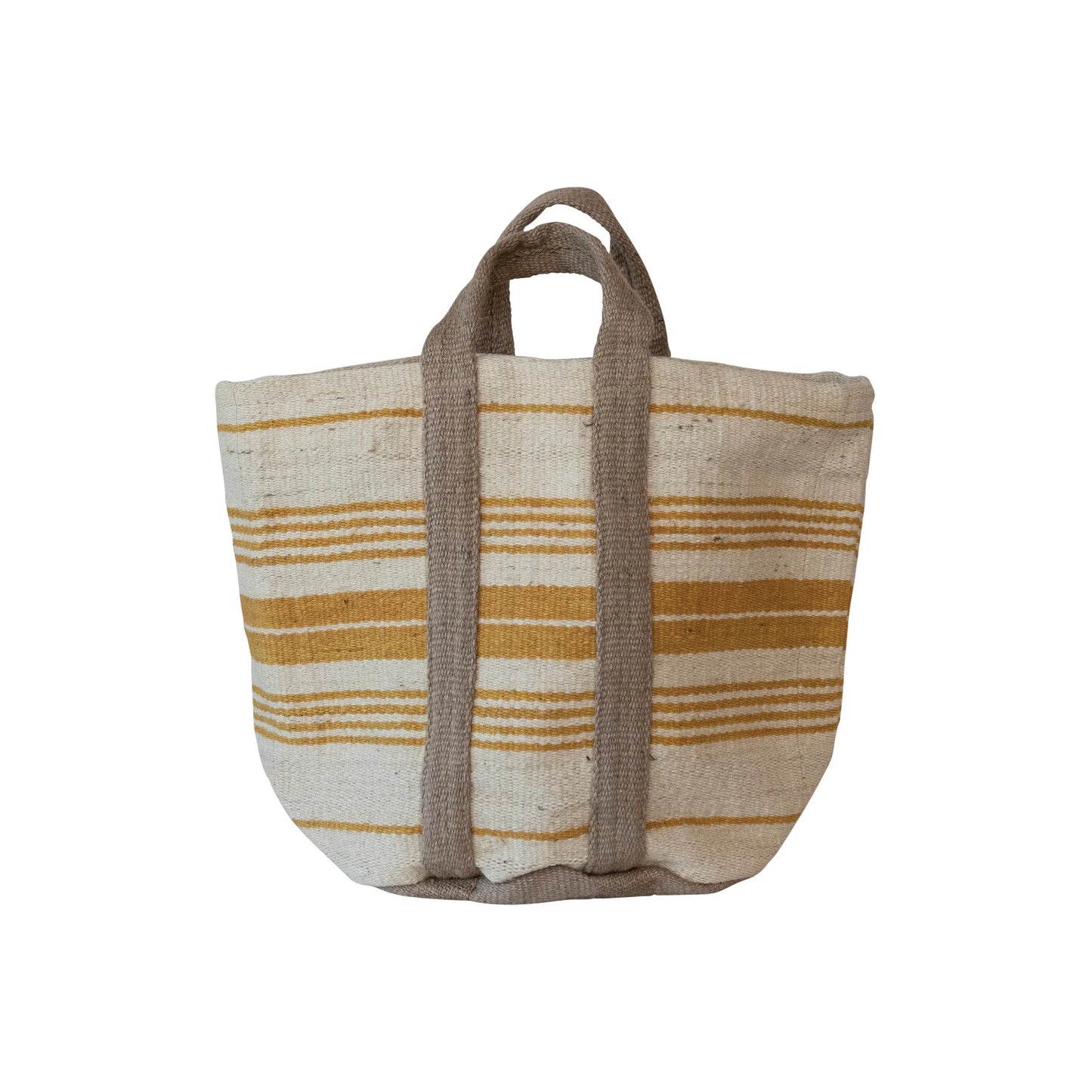 Tote Bag w/ Stripes & Handles