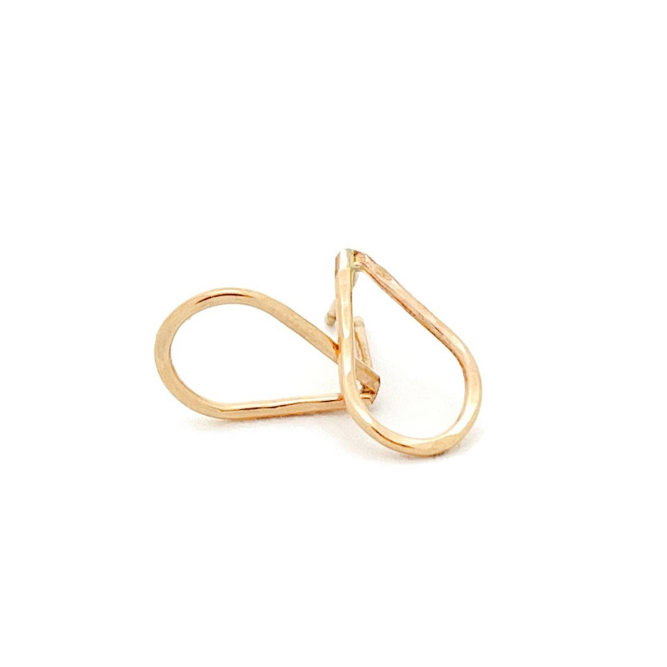 Teardrop Stud Earrings