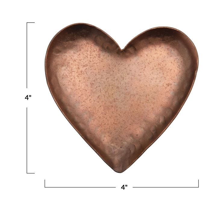 Decorative Copper Plated Heart