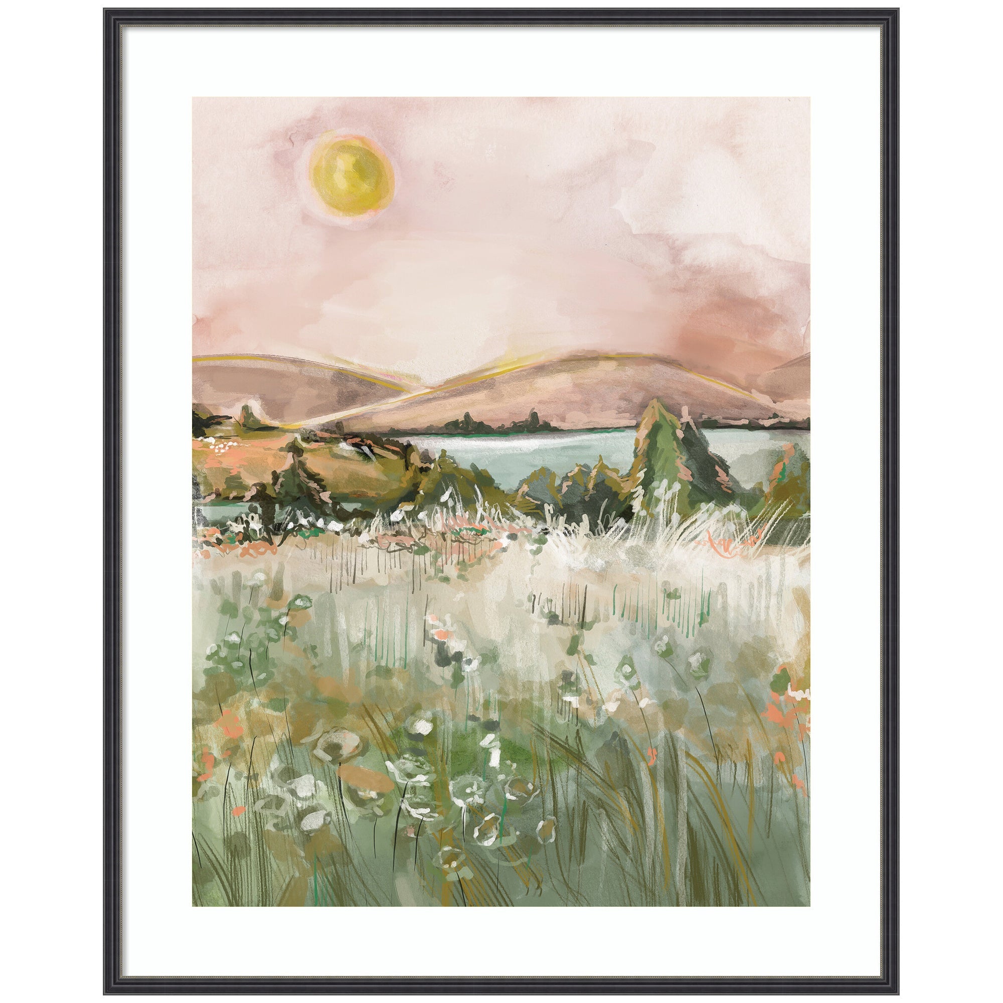 Framed Art Neutral Landscape 02 by Annie Quigley