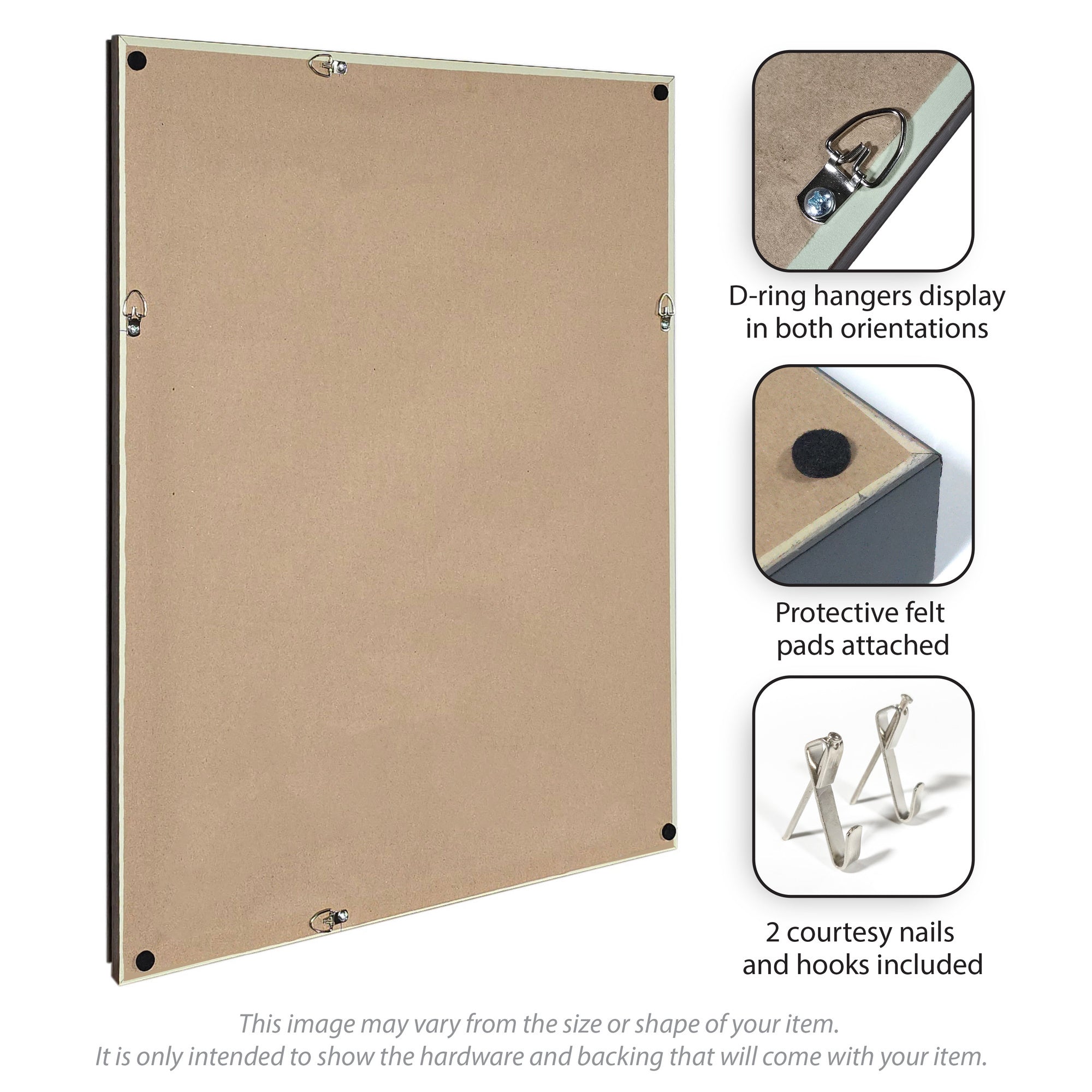 Framed Fabric Pinboard Sage Green Plaid Wall Organization