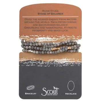 Stone Wrap Bracelet/Necklace