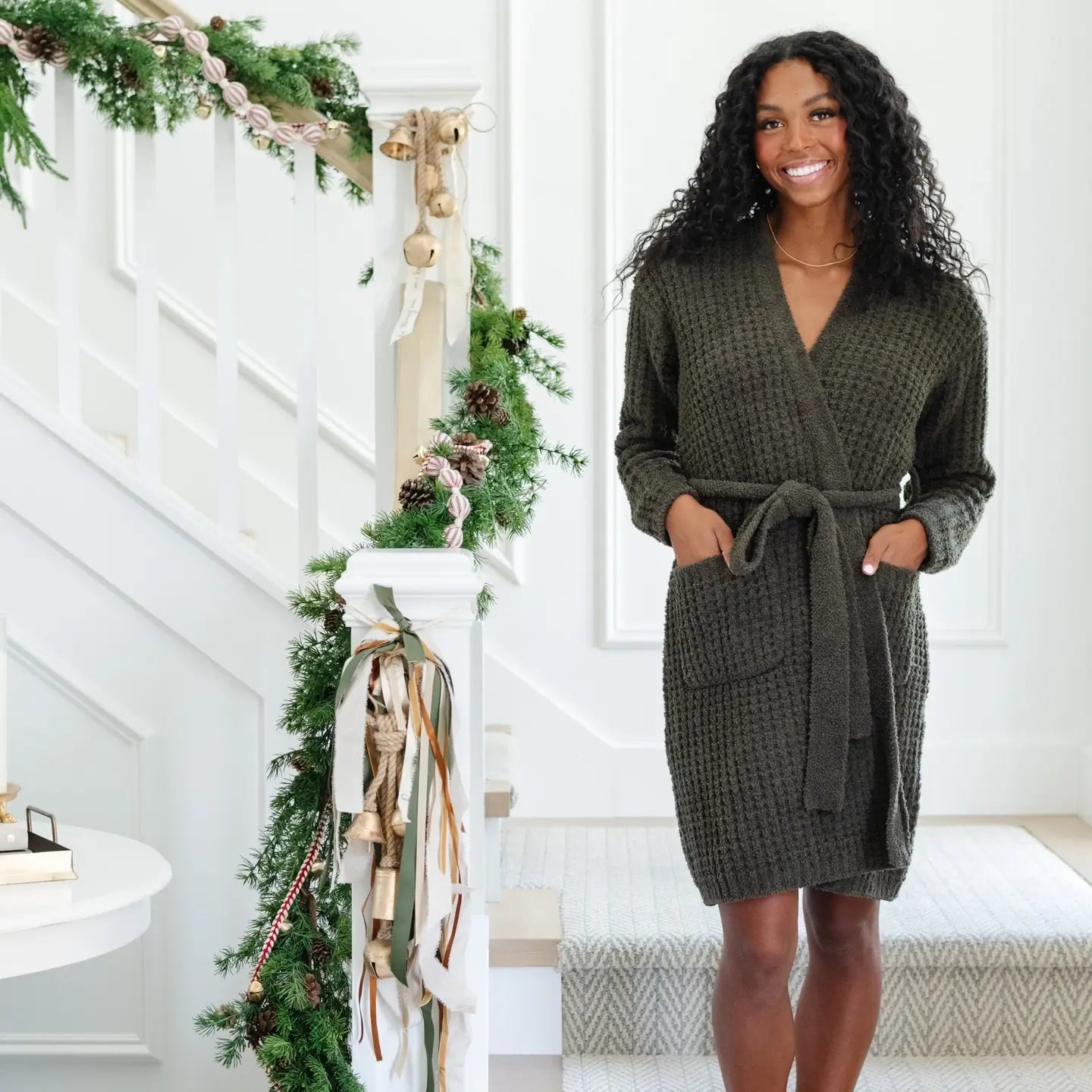 Waffle Knit Robe Medium