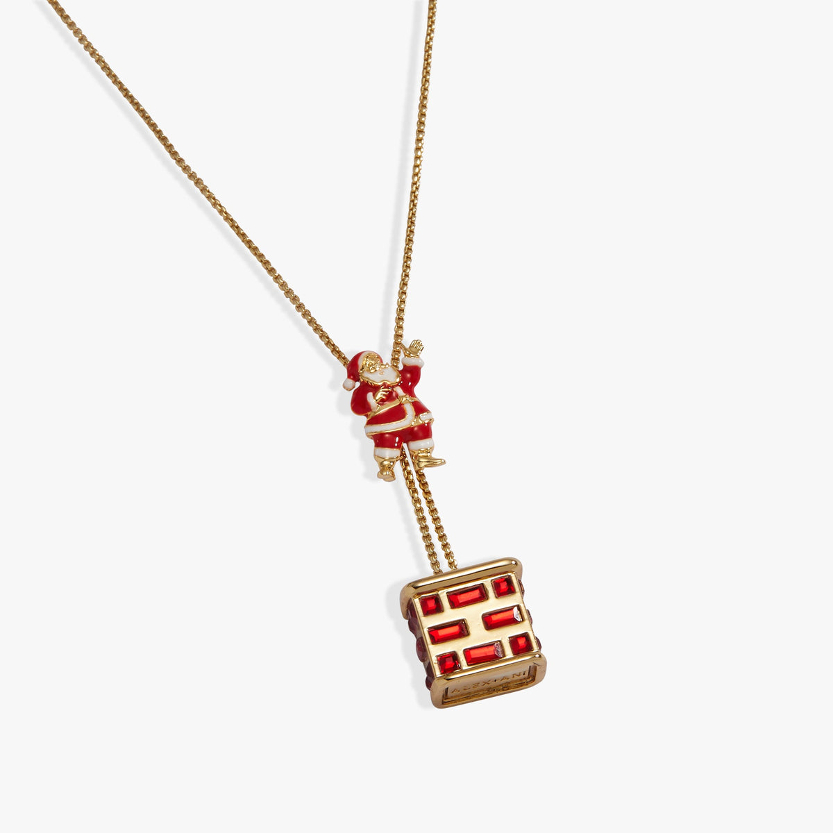 Santa Chimney Slider Necklace