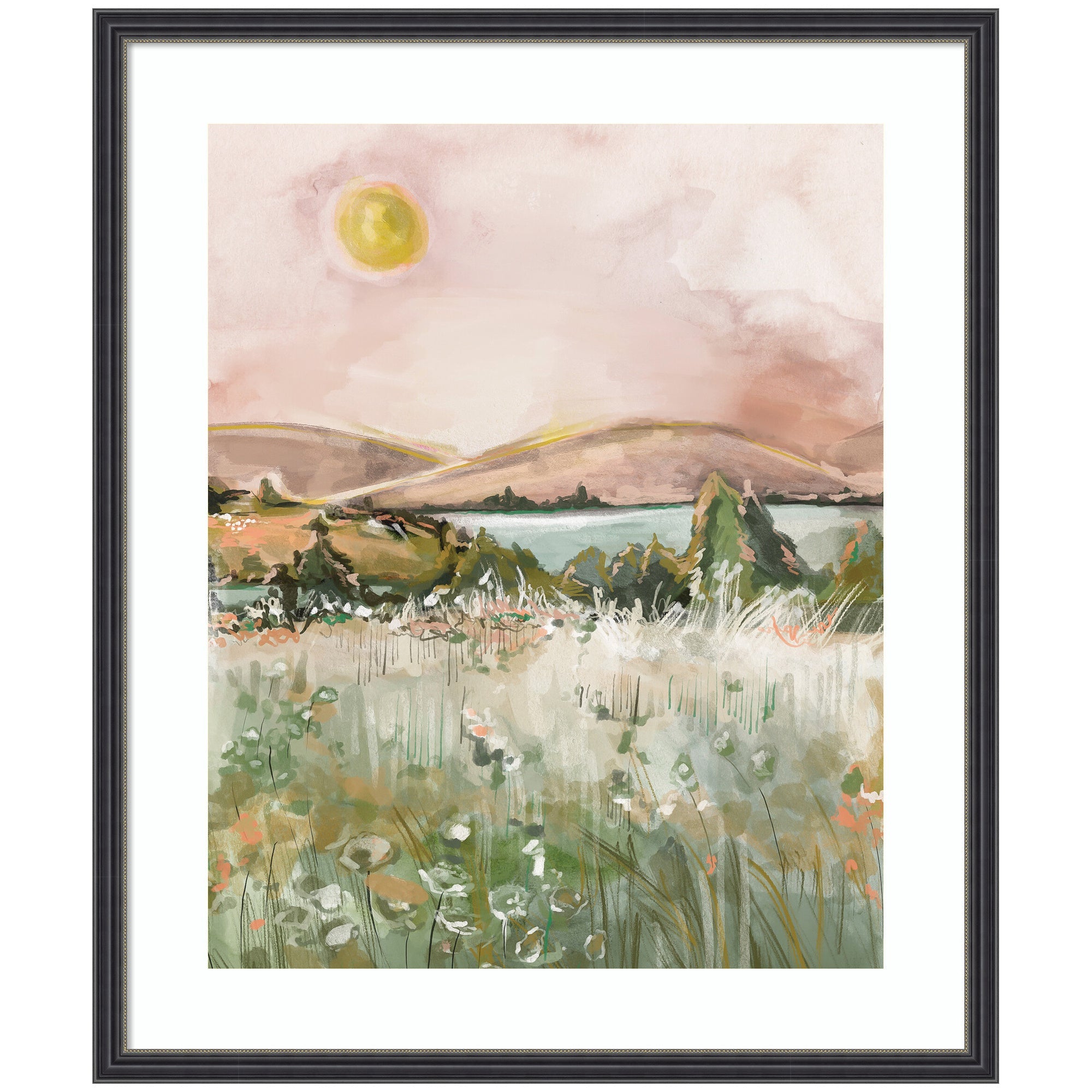 Framed Art Neutral Landscape 02 by Annie Quigley